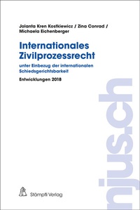 Abbildung von: Internationales Zivilprozessrecht - unter Einbezug der internationalen Schiedsgerichtsbarkeit - Stämpfli Verlag