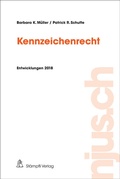 Cover: Kennzeichenrecht - St&auml;mpfli Verlag
