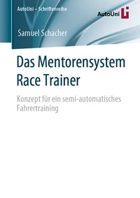 Abbildung von: Das Mentorensystem Race Trainer - Springer