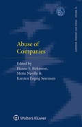 Cover: Abuse of Companies - Kluwer Law International