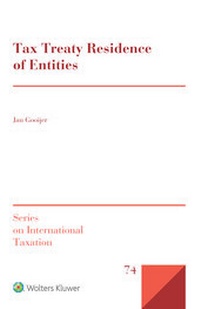 Abbildung von: Tax Treaty Residence of Entities - Kluwer Law International