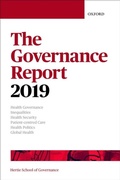Cover: The Governance Report 2019 - OUP eBook