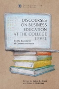 Cover: Discourses on Business Education at the College Level - Academic Studies Press
