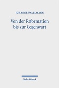 Cover: Von der Reformation bis zur Gegenwart - Mohr Siebeck