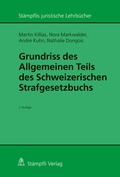 Cover: Grundriss des Allgemeinen Teils des Schweizerischen Strafgesetzbuchs - St&auml;mpfli Verlag AG
