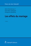 Cover: Les effets du mariage - St&auml;mpfli Verlag AG