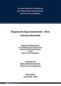 Abbildung von: Organische Spurenelemente - Eine Literaturübersicht - Mensch & Buch