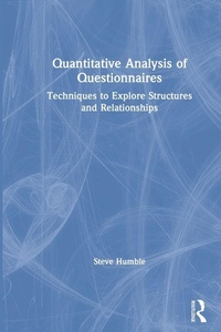 Enlarge image Cover: Quantitative Analysis of Questionnaires - Routledge