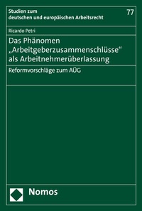 Abbildung von: Das Phänomen "Arbeitgeberzusammenschlüsse" als Arbeitnehmerüberlassung - Nomos