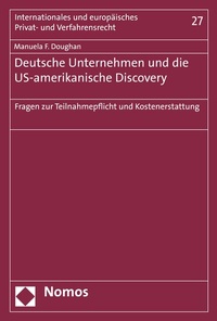 Abbildung von: Deutsche Unternehmen und die US-amerikanische Discovery - Nomos