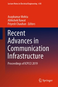 Enlarge image Cover: Recent Advances in Communication Infrastructure - Springer