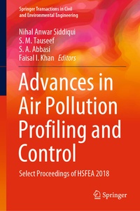 Enlarge image Cover: Advances in Air Pollution Profiling and Control - Springer