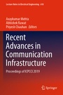 Cover: Recent Advances in Communication Infrastructure - Springer
