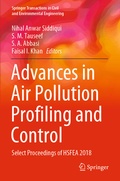 Cover: Advances in Air Pollution Profiling and Control - Springer