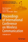 Cover: Proceedings of International Conference on Wireless Communication - Springer