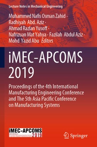 Enlarge image Cover: iMEC-APCOMS 2019 - Springer