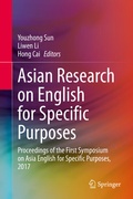 Cover: Asian Research on English for Specific Purposes - Springer