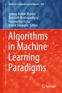 Cover: Algorithms in Machine Learning Paradigms - Springer