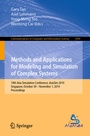 Cover: Methods and Applications for Modeling and Simulation of Complex Systems - Springer