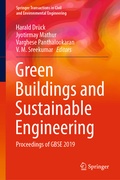 Cover: Green Buildings and Sustainable Engineering - Springer