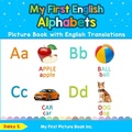 Cover: My First English Alphabets Picture Book with English Translations - My First Picture Book Inc