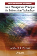 Cover: Lean Management Principles for Information Technology - CRC Press