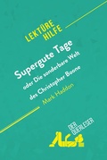 Cover: Supergute Tage oder Die sonderbare Welt des Christopher Boone von Mark Haddon (Lekt&uuml;rehilfe) - derQuerleser.de