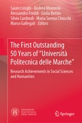 Cover: The First Outstanding 50 Years of "Universit&agrave; Politecnica delle Marche" - Springer