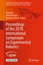 Cover: Proceedings of the 2018 International Symposium on Experimental Robotics - Springer