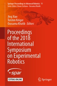 Enlarge image Cover: Proceedings of the 2018 International Symposium on Experimental Robotics - Springer