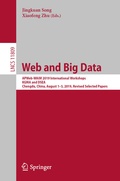 Cover: Web and Big Data - Springer