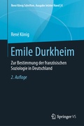 Cover: Emile Durkheim - Springer VS