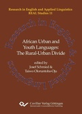 Cover: African Urban and Youth Languages - Cuvillier Verlag eBooks