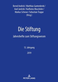 Enlarge image Cover: Die Stiftung - Peter Lang Verlag