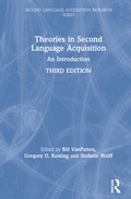 Cover: Theories in Second Language Acquisition - Routledge