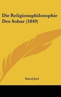 Cover: Die Religionsphilosophie Des Sohar (1849) - Kessinger Publishing