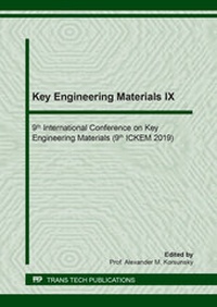 Enlarge image Cover: Key Engineering Materials IX - Trans Tech Publications Ltd