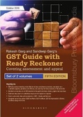 Cover: Rakesh Garg and Sandeep Garg's GST Guide with Ready Reckoner - Covering assessment and appeal - Bloomsbury Publishing India Pvt Ltd