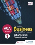 Cover: AQA A-level Business Year 1 and AS Fourth Edition (Wolinski and Coates) - Hodder Education
