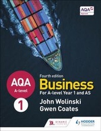 Abbildung von: AQA A-level Business Year 1 and AS Fourth Edition (Wolinski and Coates) - Hodder Education