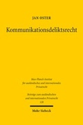 Bild: Kommunikationsdeliktsrecht - Mohr Siebeck
