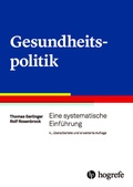 Cover: Gesundheitspolitik - Hogrefe