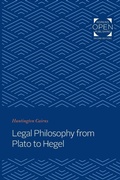 Cover: Legal Philosophy from Plato to Hegel - Johns Hopkins University Press