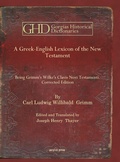 Cover: A Greek-English Lexicon of the New Testament - Gorgias Press