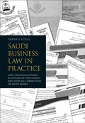 Cover: Saudi Business Law in Practice - Hart Publishing