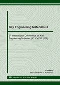 Cover: Key Engineering Materials IX - Trans Tech Publications Ltd