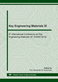 Enlarge image Cover: Key Engineering Materials IX - Trans Tech Publications Ltd