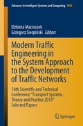 Cover: Modern Traffic Engineering in the System Approach to the Development of Traffic Networks - Springer