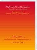 Cover: Alte Geschichte und Epigraphik - Harrassowitz Verlag