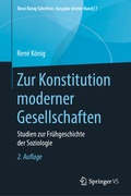 Cover: Zur Konstitution moderner Gesellschaften - Springer VS